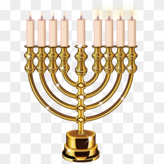 Freeuse Candle Candlestick For Free Download On - Candelabro Judaico Png Clipart