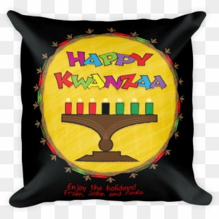 Kwanzaa Circle Kwanzaa Pillow - Kwanzaa Clip Art - Png Download