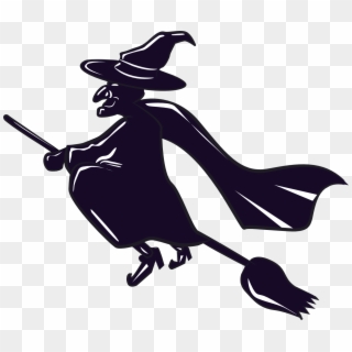 Catwoman Clipart Claw - Witch On A Broomstick Clipart - Png Download