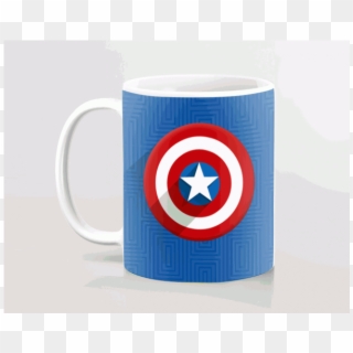 Captain-america Logo Printed Mug Product Code - Captain America Clipart