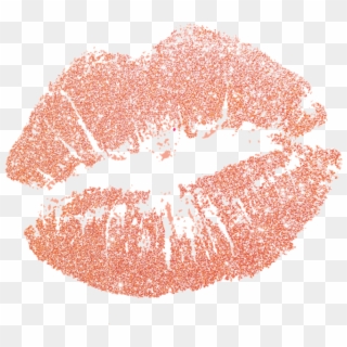Lip Rose Kiss Clip Art - Rose Gold Lips Png Transparent Png