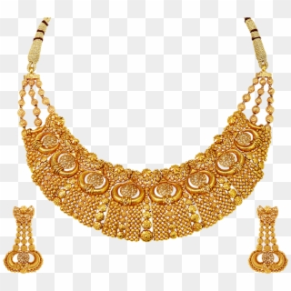 Gold Necklace Tanishq Png Clipart