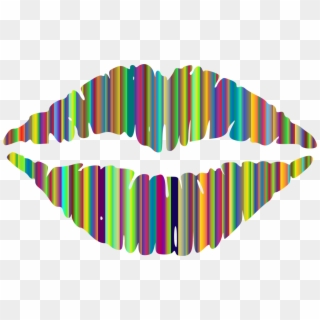 Lipstick Sticker Drawing Kiss - Lips Clip Art - Png Download