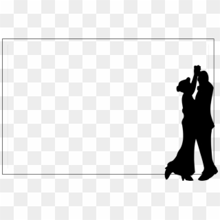 Border Silhouettes Free Stock Photo Illustration Of - Couple Dancing Silhouette Clipart