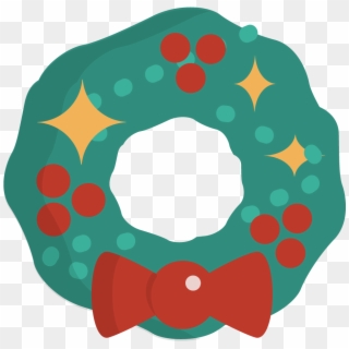 Wreath Clipart Cute Amp Wreath Clip Art Cute Images - Corona De Navidad Icono - Png Download