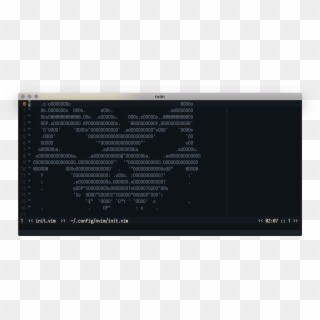 Code Below - Vim Statusline Clipart