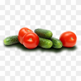 Cucumbers Nd Tomatoes - Tomato And Cucumber Png Clipart