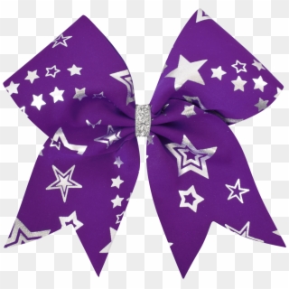 Home / Accessories / Bows & Headwear / Patterned Bows - Purple Cheer Bow Png Clipart