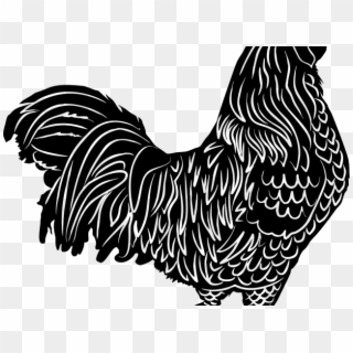 Rooster Clipart Artistic - Rooster Silhouette Png Transparent Png