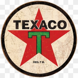Vintage Texaco Gasoline Sign - Texaco Sign Clipart