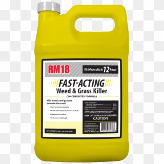 Rm18 Fast Acting Weed & Grass Killer - Plastic Clipart