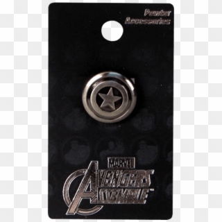 Captain America Shield Lapel Pin - Circle Clipart