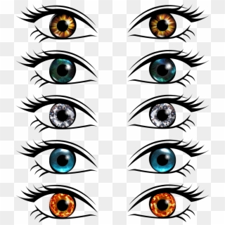 Eye Iris Pupil - Couleur Des Yeux Dessin Clipart