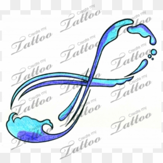 Free Png Download Water Infinity Sign Png Images Background - Grandchildren Tattoos Clipart