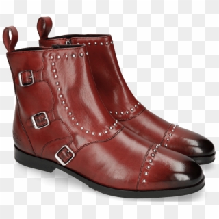 Ankle Boots Susan 45 Ruby - Motorcycle Boot Clipart