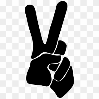 Peace Sign At Getdrawings - Peace Hand Sign Png Clipart