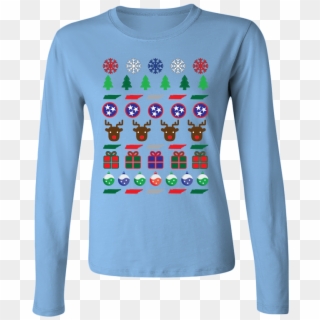 Tennessee Ugly Christmas Sweater Womens Long Sleeve Clipart