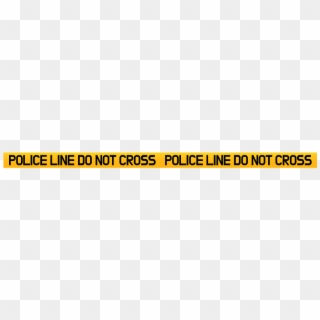Police Line, Yellow - Orange Clipart