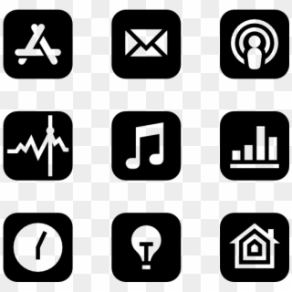 Apple Logos - Adobe Softwares Icons Clipart