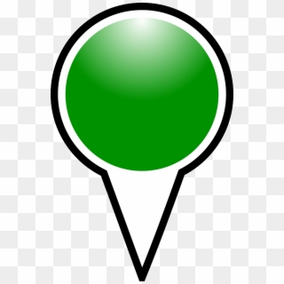 Map, Marker, Pin, Pushpin, Push Pin, Shiny, Green - Green Map Marker Png Clipart