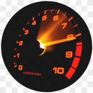 Fast - Red Line Rpm Gauge Clipart