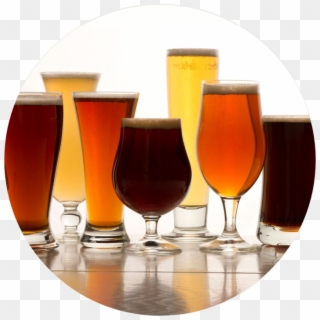 People With Beer - Wine Glass Clipart