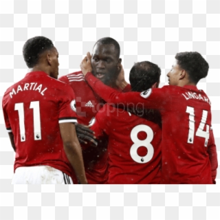 Free Png Download Romelu Lukaku, Anthony Martial, Juan - Manchester United Team Png Clipart