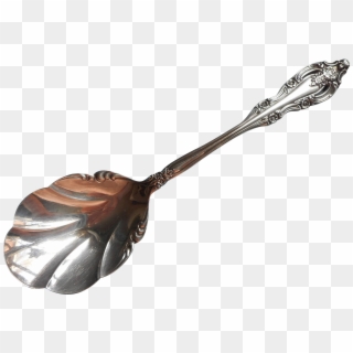 Silver Artistry 1965 Serving Spoon Shell Bowl Vintage - Kitchen Utensil Clipart