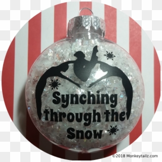 Synchro Christmas Ornament ~ Synchronized Swimming - Christmas Ornament Clipart