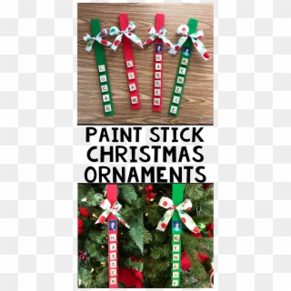 Paint Stick Chrismtas Ornament - Christmas Ornament Clipart