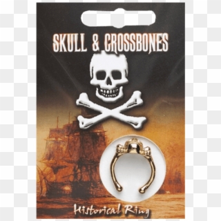 Skull And Crossbones Ring - Skull And Crossbones Clipart