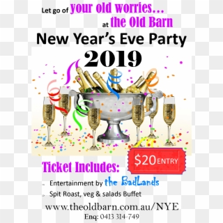 New Year's Eve Party - Announcement Clipart