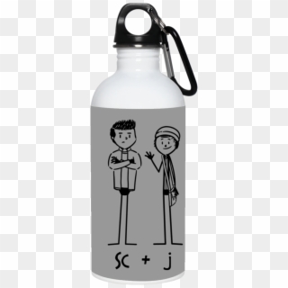Stainless Steel Water Bottle Stone Cold And The Jackal - Mug Clipart