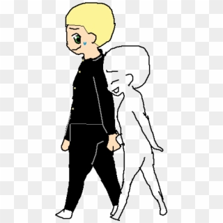 When The People Walk Wit Their Crush Be Like - Cartoon Clipart