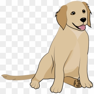 Golden Retriever Puppy Png Transparent Background - Golden Retriever Clipart