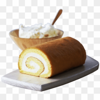 A Cheesecake Layered With Lots Of Cream Http - Swiss Roll Clipart
