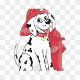 Clipart Freeuse Download Dalmatian Clipart - Dalmatian Fire Dog Cartoon - Png Download