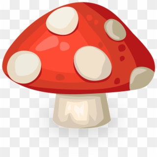 Mushroom,red,white,polka Dots,organic,fly Agaric,toadstool, - Png Clipart Mushroom Png Transparent Png