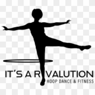 Its A Rivalution Hoop Dance & Fitness Logo - Ballet Dancer Clipart