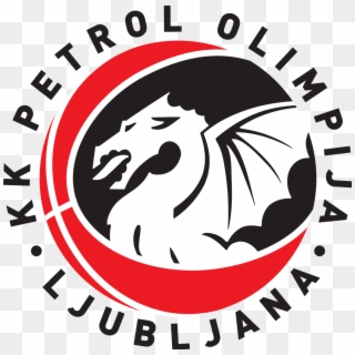 Petrol Olimpija Logo Basketball Champions League - Kk Olimpija Logo Clipart