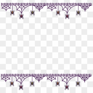 #mq #purple #border #borders #spiders #halloween - Circle Clipart