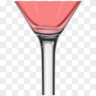 Cocktail Clipart Woman Drinking Cocktail - Wine Glass - Png Download