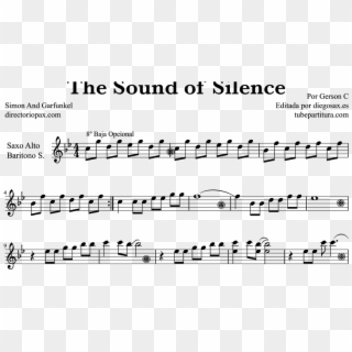The Sound Of Silence By Simon And Garfunkel Sheet Music - Music Clipart