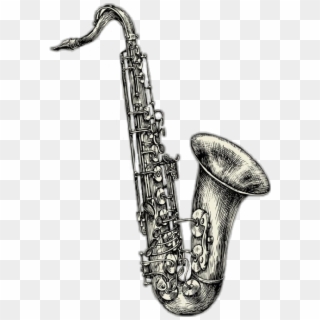 Tattoo Sax Clipart