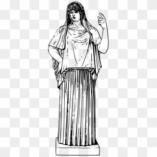 Vesta Ancient Greek Mythology Png Image - Hestia Greek Goddess Clipart