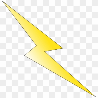 Lightening Bolt - Triangle Clipart