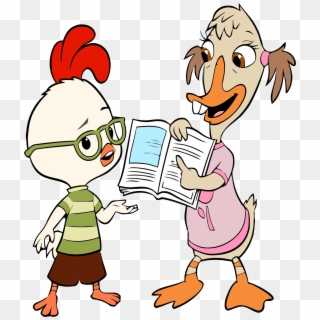 Chicken Little Abby Mallard Book Clipart Png - Disneyland Mascots Chicken Little Transparent Png