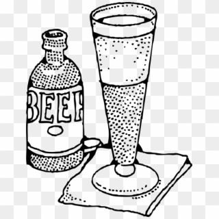 Beer Glasses Beverage Can Brewery Beer Bottle - Beer Clip Art - Png Download