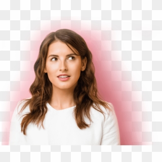 Woman Thinking About Whether The Pill Is The Best Birth - Photo Shoot Clipart