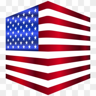 This Free Icons Png Design Of Usa Flag Cube - Usa Flag Logo Cube Clipart
